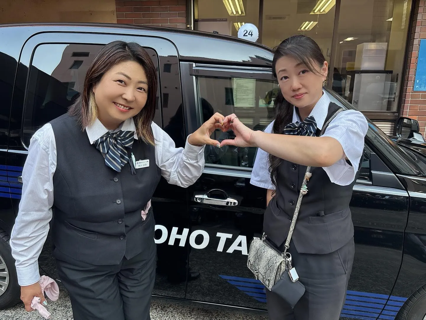 東宝タクシーのマドンナ２人😙