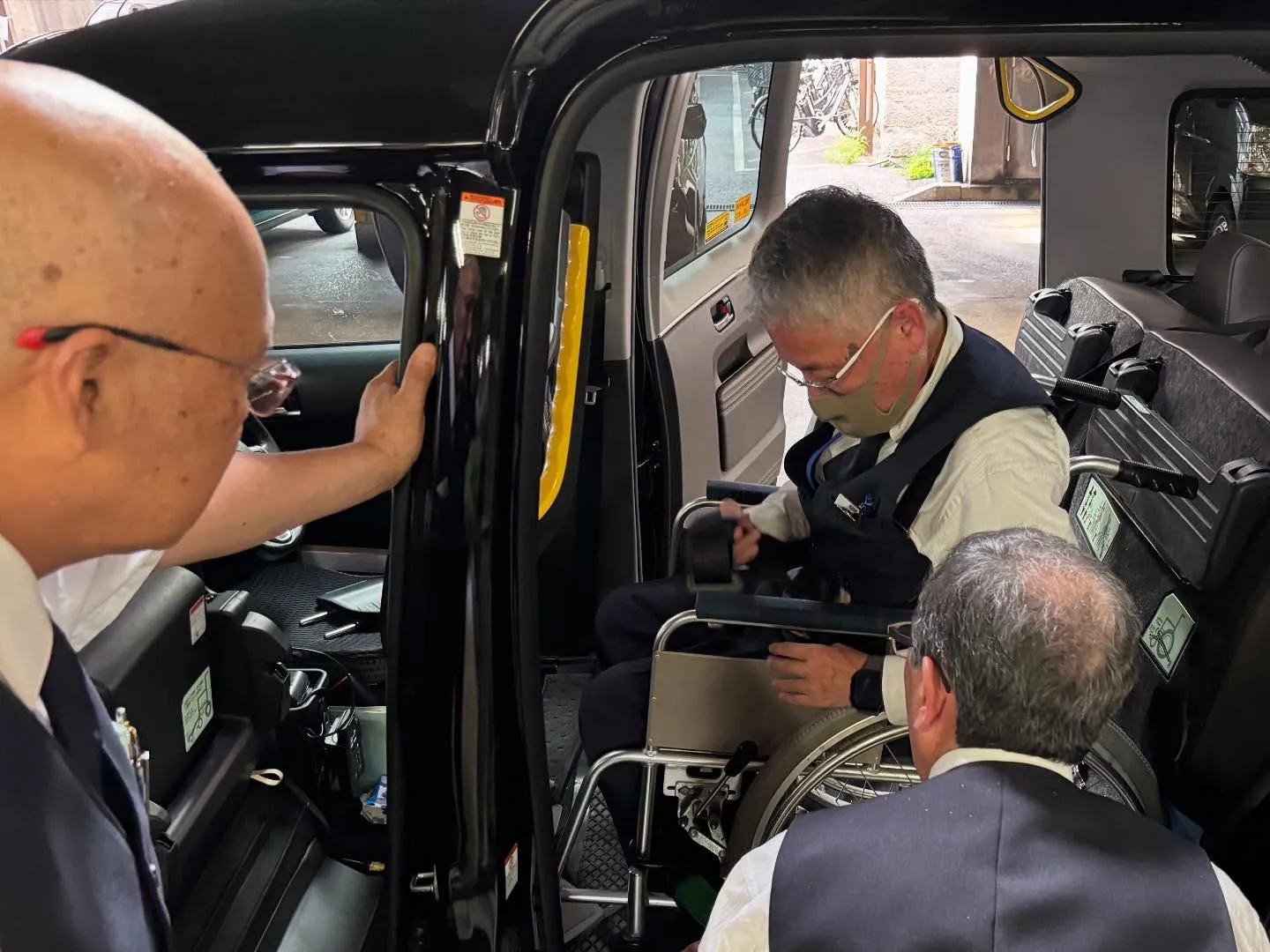 今月の車椅子乗降トレーニング（連日）