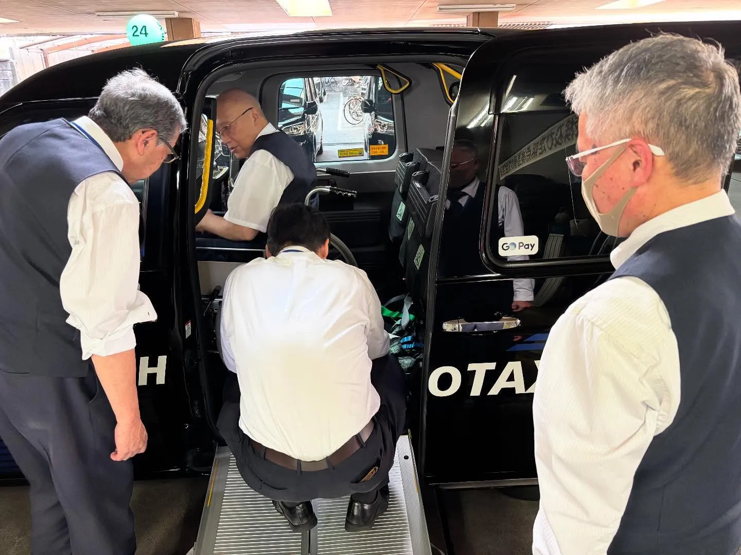 今月の車椅子乗降トレーニング（連日）