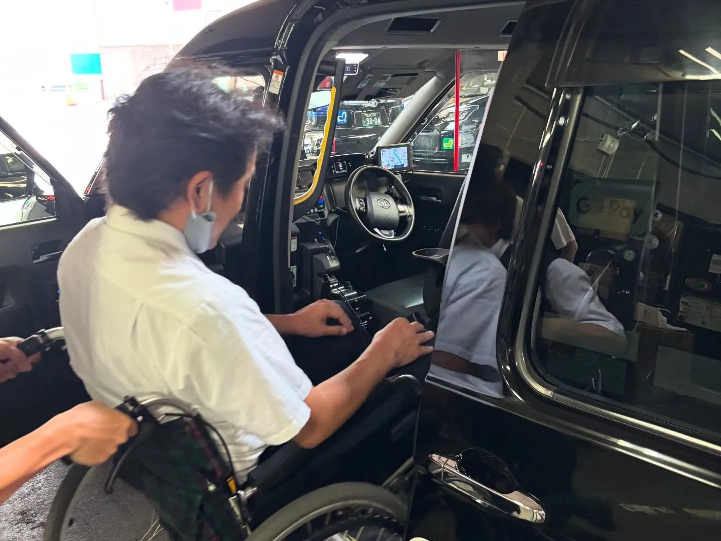今月の車椅子乗降トレーニング（連日）