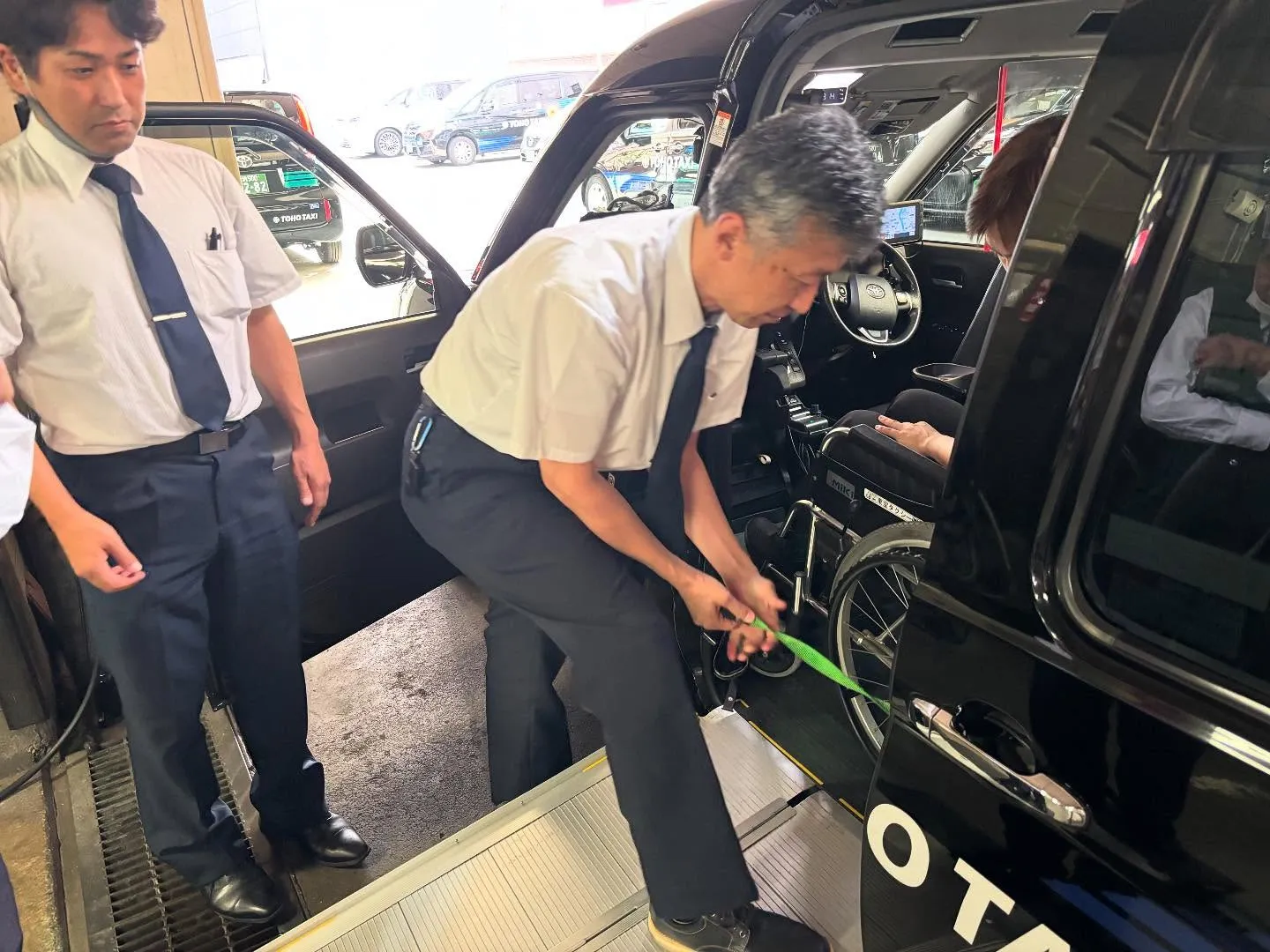 今月の車椅子乗降トレーニング（連日）