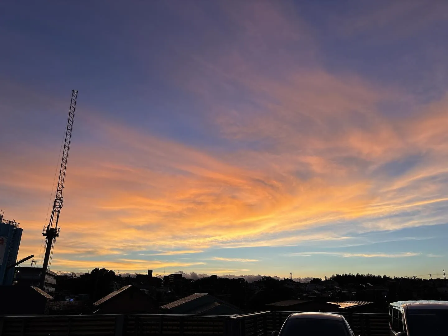 先日の台風が過ぎ去るあたりの空