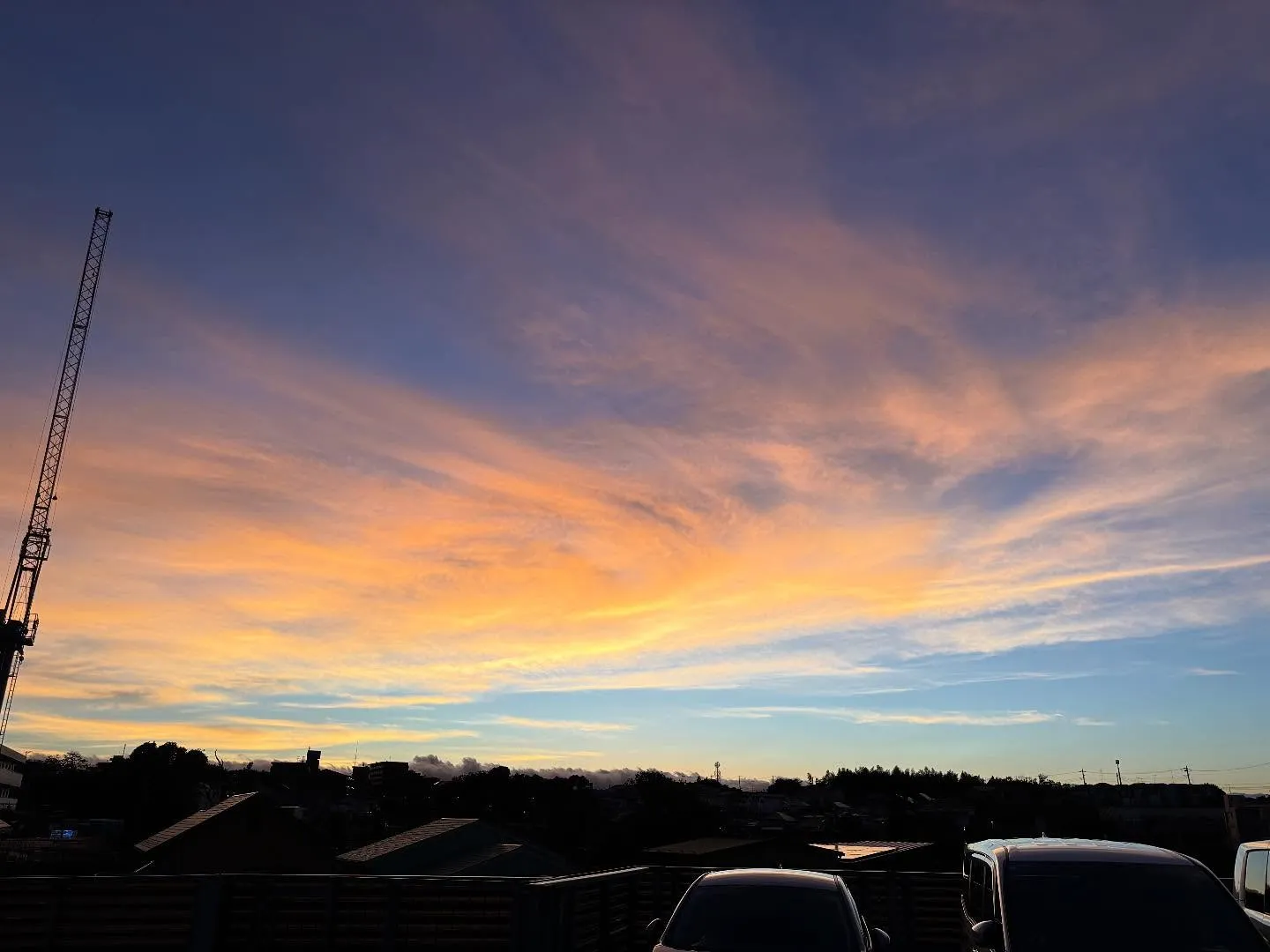 先日の台風が過ぎ去るあたりの空