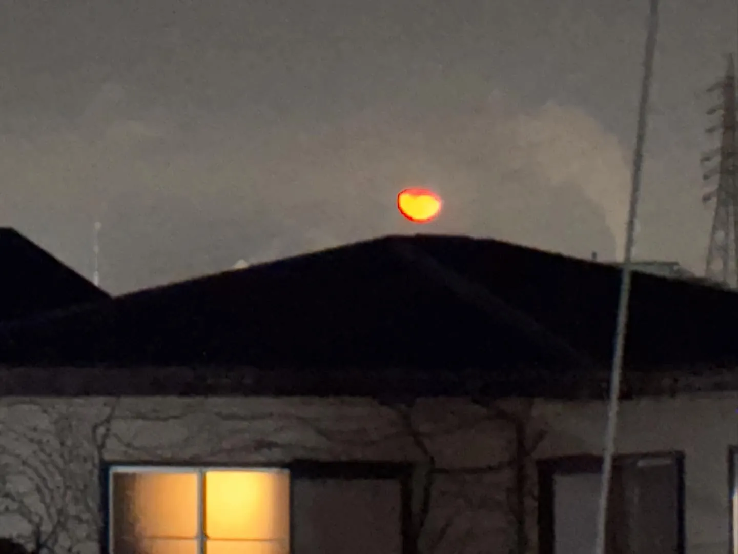 ご近所を夜に歩いていたら