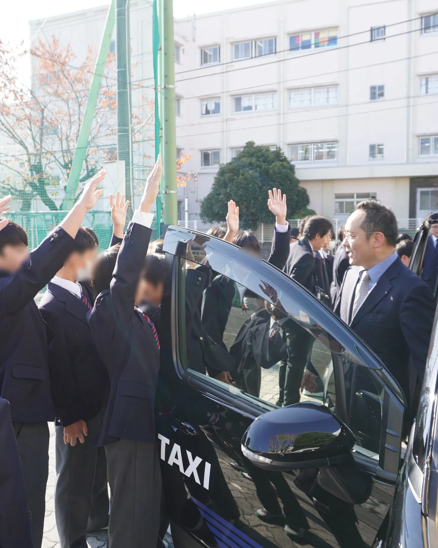 東宝タクシーでは、地元鶴見の職業講話によく参加しています。